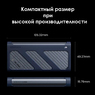 Внешний корпус USB 4 (Thunderbolt 3, 4) для SSD M.2 NVMe UGREEN Ice Stone Enclosure (CM850) с вентилятором