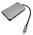 Адаптер док станция 10 в 1 USB Type-C to HDMI, USB 3.0, SD, MicroSD, LAN RJ-45, VGA, jack 3.5mm audio, USB-C