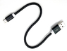 Кабель Mini USB - USB 25см Ultimate Nylon для жестких дисков, видеорегистраторов, старых телефонов, mp3 плееров, мышек, клавиатур