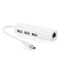 Адаптер USB type C to LAN (RJ-45), USB HUB 3 port Ritek UCH57