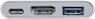 Переходник USB type C to HDMI, USB 3.0, USB type C (Combo Slim)