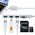 Многопортовый переходник USB type C to USB 3.0, SD, MicroSD (5 in 1)