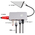 Многопортовый адаптер 9 в 1 VCOM Type-C Docking CU431M USB type C to HDMI, USB 3.0, USB-C, LAN, SD, MicroSD