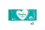 Детские влажные салфетки Pampers Sensitive набор 60 штук (5*12)