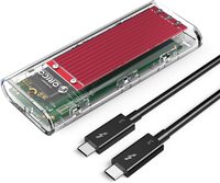 Переходник (внешний бокс) M.2 PCI-E NVME - Thunderbolt 3 40Gbps Orico Acryl Box RD